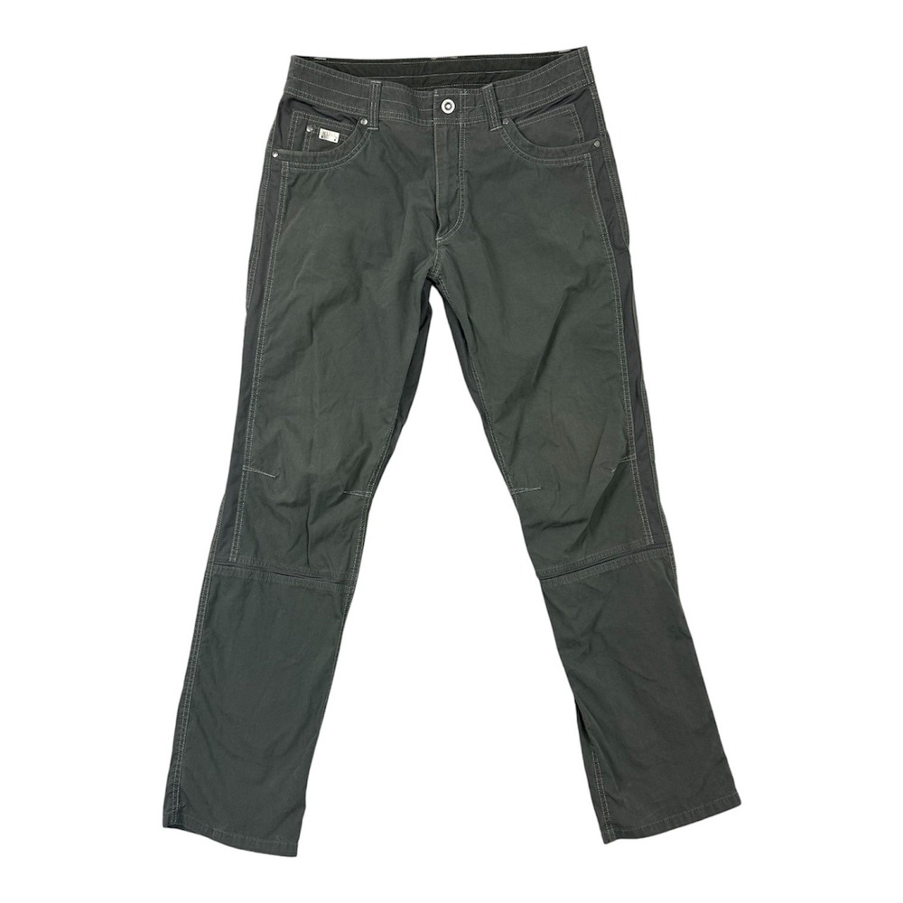 Kuhl Radikl Pants Mens 34x34 Gray Hiking Outdoor Stretch Nylon Blend Travel